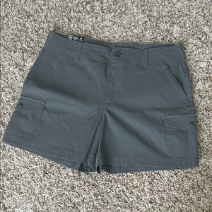 Eddie Bauer Women's Charcoal Cargo Shorts
